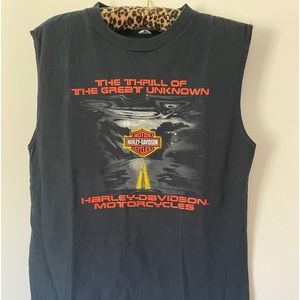Vintage Harley Davidson Florida Biker Muscle Shirt M